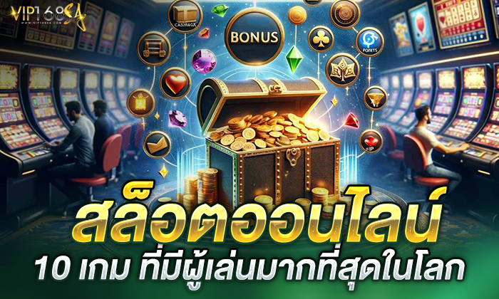 สล็อตออนไลน์ 10 เกม ที่มีผู้เล่นมากที่สุดในโลก